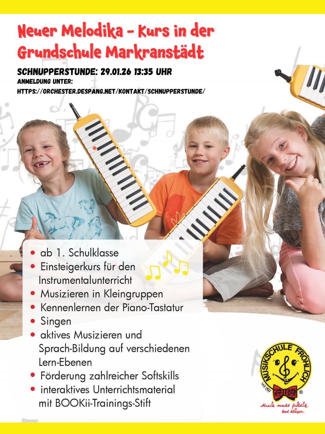 Gleich hier anmelden: https://orchester.despang.net/kontakt/schnupperstunde/